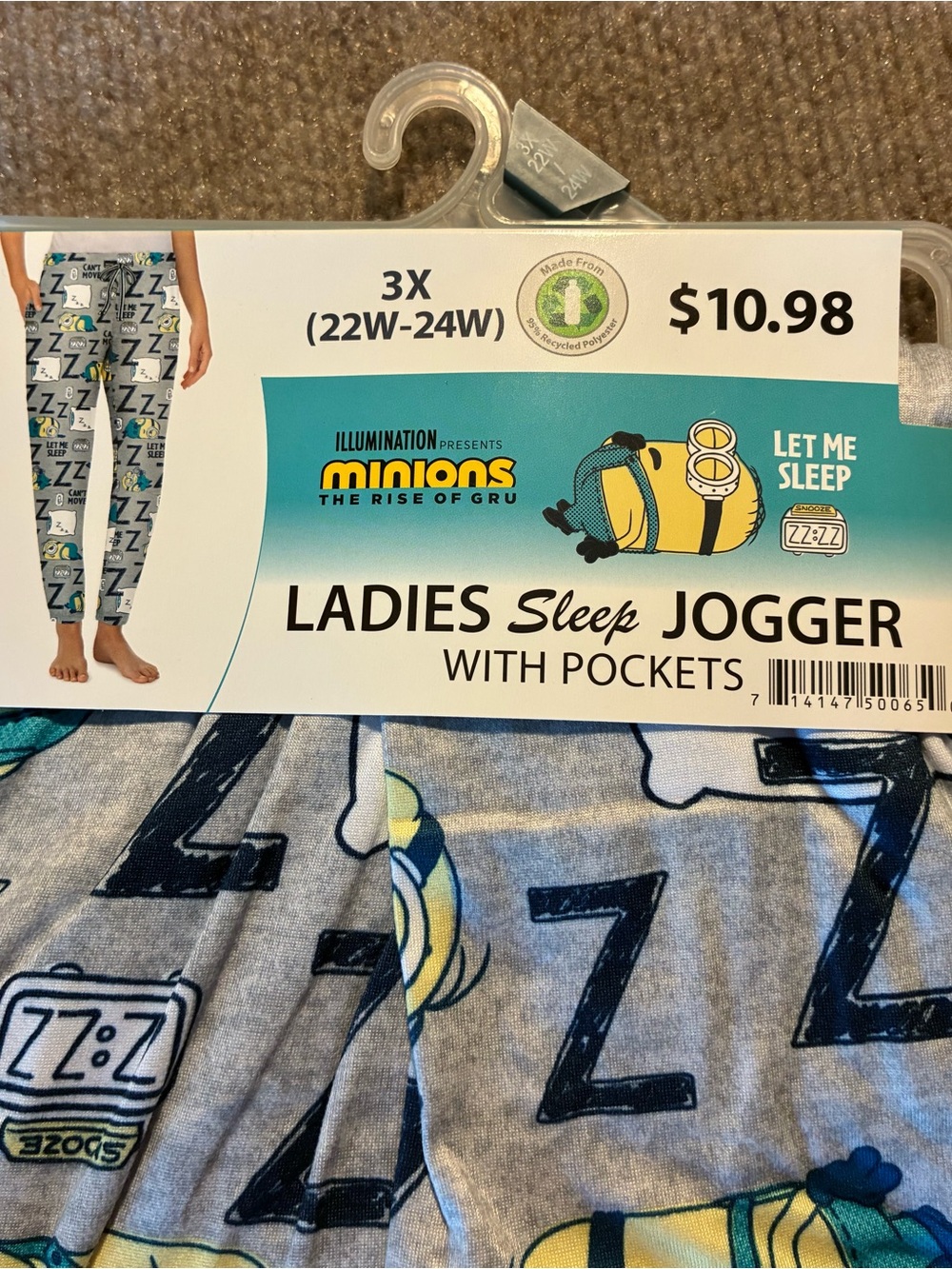 Ladies Minions Sleep Pajama Pants - Picture 3 of 4